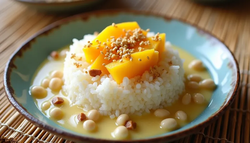 Scopri una fantastica ricetta di mango sticky rice e stupisci i tuoi cari