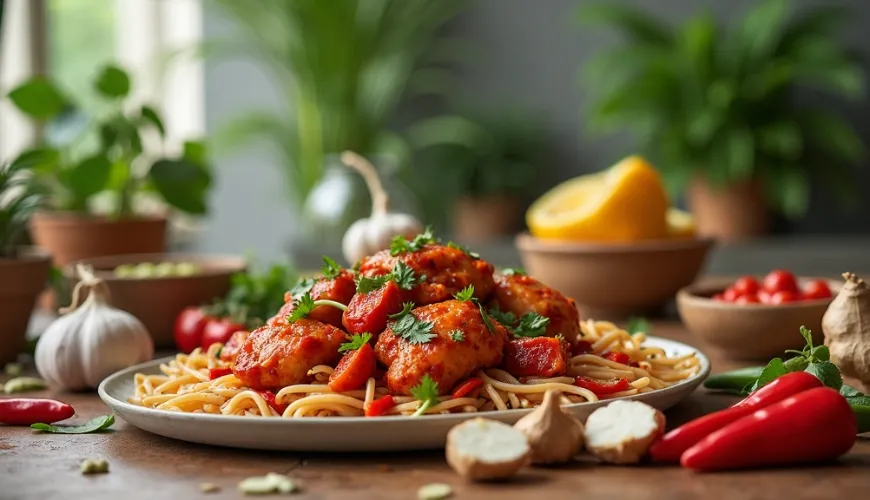 Il pollo piccante alla Sichuan è la ricetta ideale per un pranzo del fine settimana.