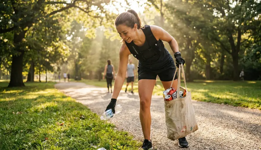 Plogging ovvero come correre e fare pulizia nella natura