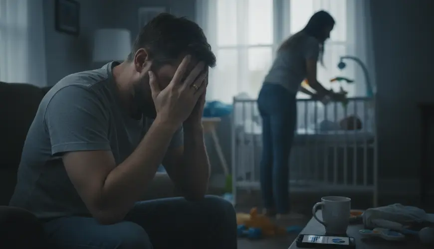 La depressione postpartum riguarda anche gli uomini