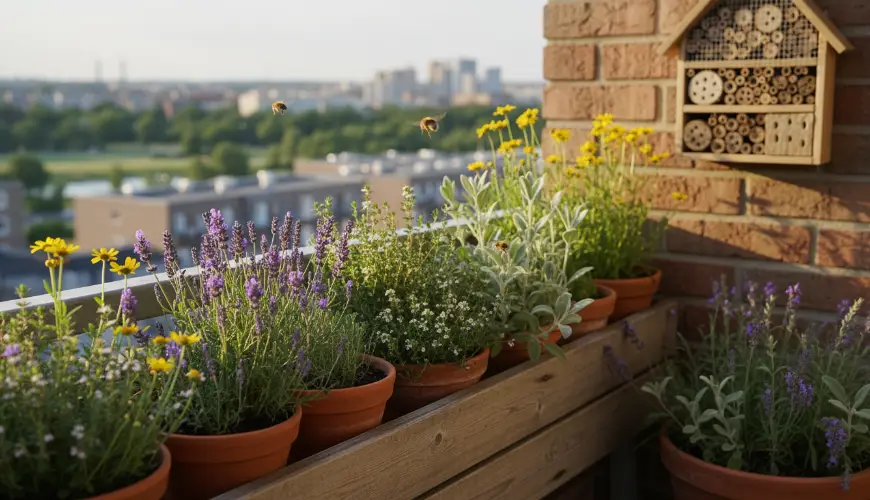 # Perché le api sono importanti e come aiutarle sul balcone
