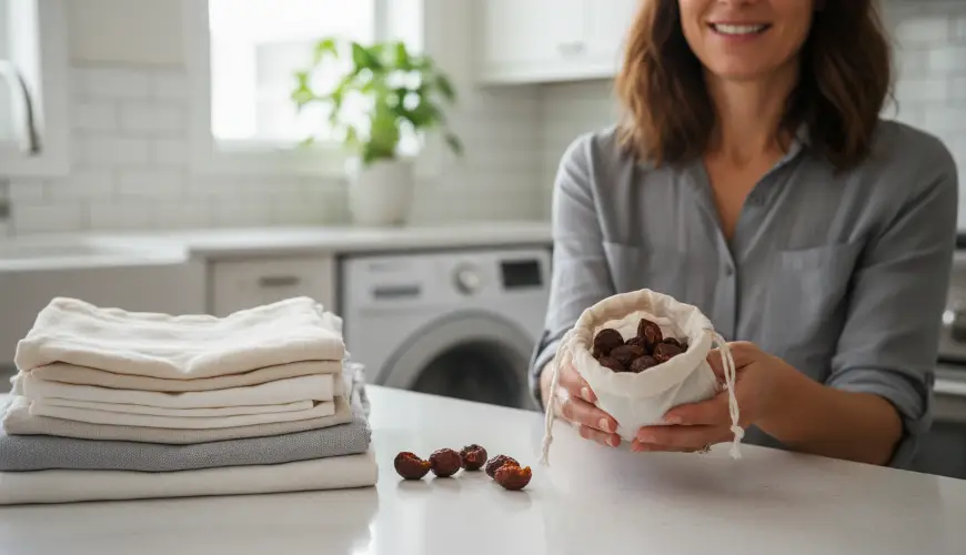 Perché provare le noci di sapone al posto del detersivo in polvere