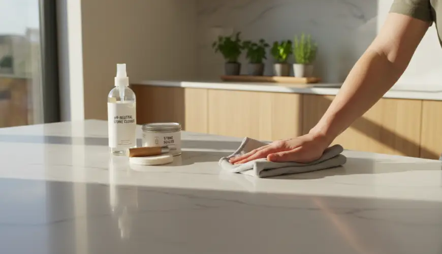 # Corretta cura del piano in marmo o pietra in cucina

Il marmo e la pietra naturale sono materiali 