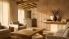 Naturalistico home staging punta su pietra e legno