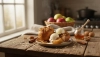 Profumata mela al forno con crumble di avena per un dolce piacere