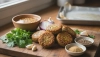 Falafel fatto in casa con ceci arrostiti senza frittura