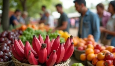 La banana rossa è qui e offre esperienze di gusto uniche.