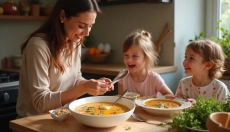 La zuppa di cipolle senza vino vi offrirà il sapore tradizionale senza alcol.