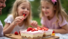 Il tiramisù alle fragole è una variante leggera che dovete provare.