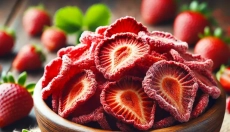 Le fragole liofilizzate arricchiranno ogni pasto e dessert.