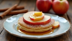 Come sono le mele in pastella di crêpe alla maniera della nonna