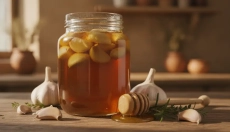 # Come preparare gli spicchi d'aglio fermentati nel miele

## Ingredienti

- Čerstvé stroužky česnek