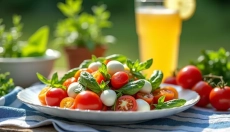 Come preparare un'insalata di verdure perfetta con mozzarella e pomodorini