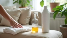 Come pulire efficacemente il divano ed evitare costosi detergenti