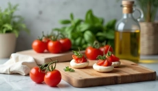 La semplicità degli stuzzichini caprese vi incanterà ad ogni festa.
