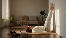 Posizioni yoga per alleviare i piedi dopo una giornata con i tacchi