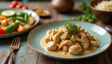 Spezzatino di tacchino come pasto veloce e salutare per ogni giorno