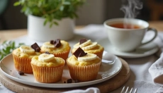 Muffin al formaggio cottage come un'alternativa universale ai prodotti da forno