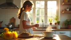 Caffè di tarassaco come bevanda sostenibile senza caffeina