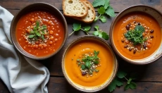 La zuppa come pranzo è un pasto completo che vi sazia e fornisce al corpo tutti i nutrienti necessar