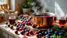 La marmellata che profuma di frutta si può facilmente preparare con prugne, pere e mele.