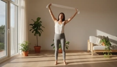 Sciogliete le spalle a casa facilmente con un semplice asciugamano