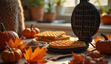 Con i waffle di zucca, puoi goderti i sapori autunnali in ogni boccone.
