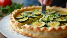 La torta salata di zucchine è il piatto perfetto per il piacere estivo.