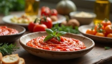 I sapori freschi della crema di pomodoro che amerete