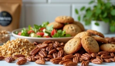 Una fresca variazione della torta di noci pecan per uno spuntino più salutare