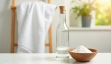 Mai più asciugamani duri grazie al lavaggio degli asciugamani con aceto e bicarbonato