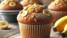 Preparate dei sani muffin alla banana che vi entusiasmeranno