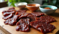 Ricetta salutare di jerky fatto in casa per avventurieri in cucina