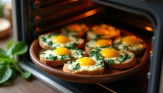 Ottieni ispirazione per una nuova ricetta di delizioso pane nell'uovo