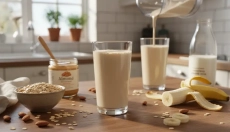 Prova una bevanda proteica casalinga a base di fiocchi d'avena