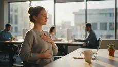 Prova un esercizio di respirazione di tre minuti contro lo stress