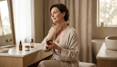 Il rallentamento dell'invecchiamento del collo e del décolleté inizia con la cura quotidiana