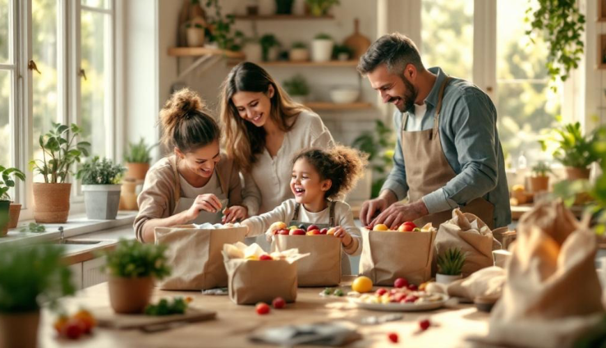 Una casa sostenibile con bambini può funzionare, quando si inizia con piccoli passi.