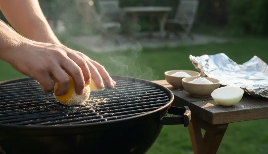 Pulite il grill dopo l'uso facilmente e senza strofinare