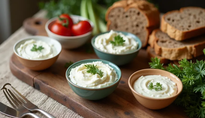 Una crema spalmabile sana di ricotta arricchirà facilmente il tuo menu