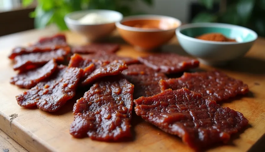 Ricetta salutare di jerky fatto in casa per avventurieri in cucina