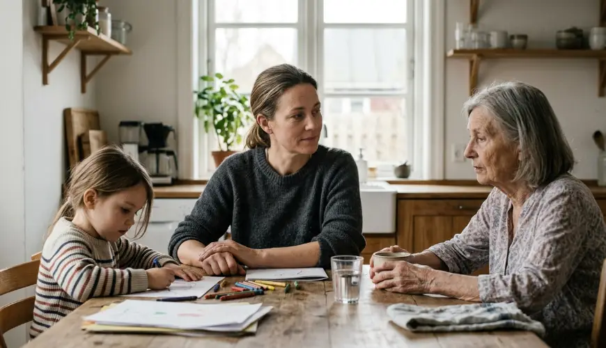 Donne strette tra due generazioni
