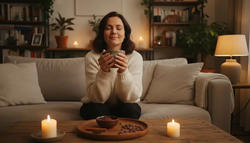 Provate il cacao come rituale serale al posto dell'alcol